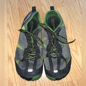 Mens Merrell Road Glove in Black/Lime